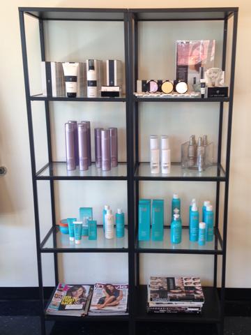 Display for Amanda Blakley Skincare