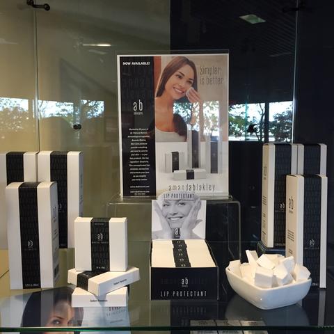 OHSU Dermatology Amanda Blakley Skincare Display